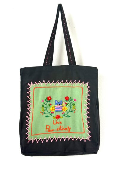 Live Paw-sitively Tote Bag